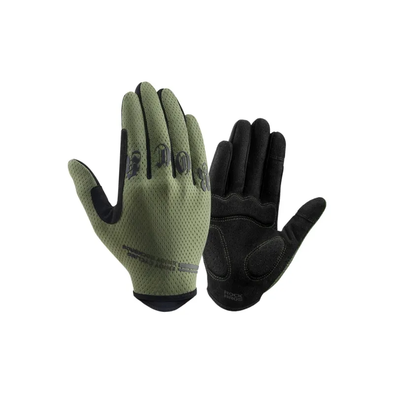 ROCKBROS Riding Equipment Cycling Glove Unisex Brocade Elastane Blend-4