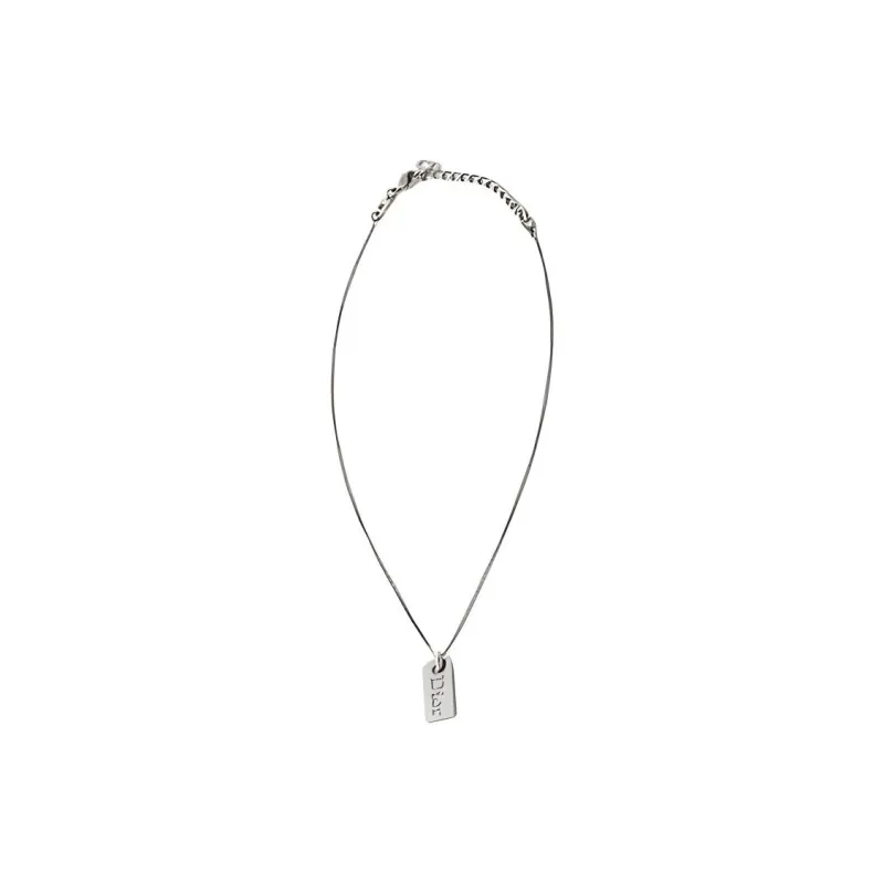 DIOR Metal Necklaces Unisex Silver-1