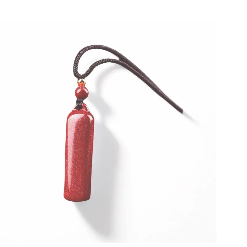 Bubble Scallops Reconstructed Cinnabar Necklaces Unisex-0