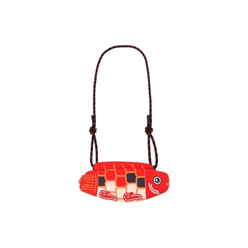 SUZHOU MUSEUM Twill Crossbody Bag Regular Unisex Red-0
