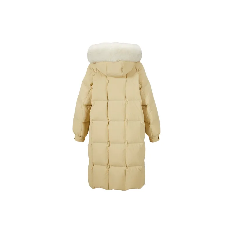 XIANGYING Down Jacket Women's Yellow-1