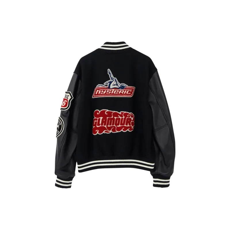 HYSTERIC GLAMOUR FW24 Baseball Jacket Men's-5