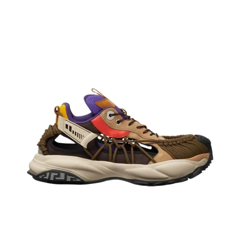VERSACE Mercury M_VS_01 Low Top Casual Shoes Men's Brown-1