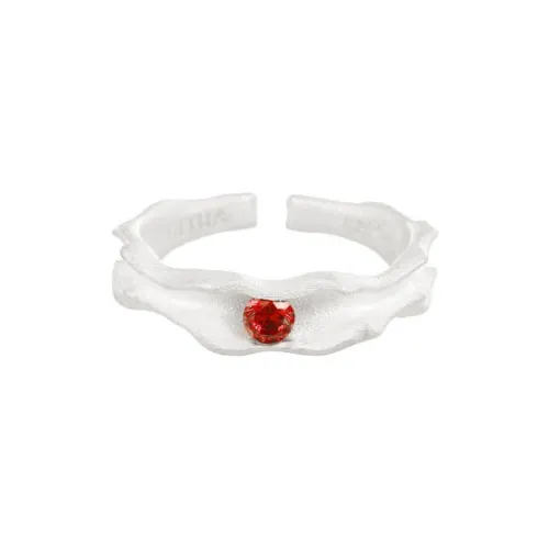 GITHA 925 Sterling Silver White Gold Plated Rings Women's