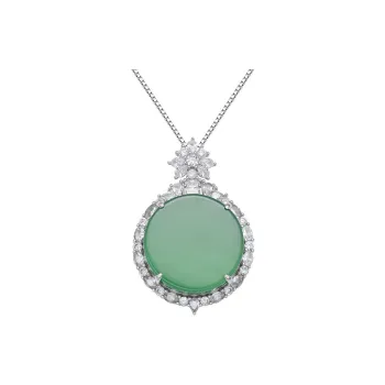 GUANFEI Chalcedony Necklaces Women's