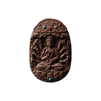 DALONG Old Mountain Sandalwood Good Luck Pendant Unisex