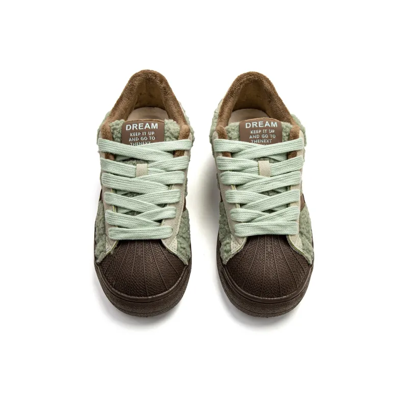 STAE Warm Anti-Slip And Wear-Resistant Low-Top Skateboard Shoes Women's Box Included-9