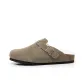 Brown Gray Fleece-Lined