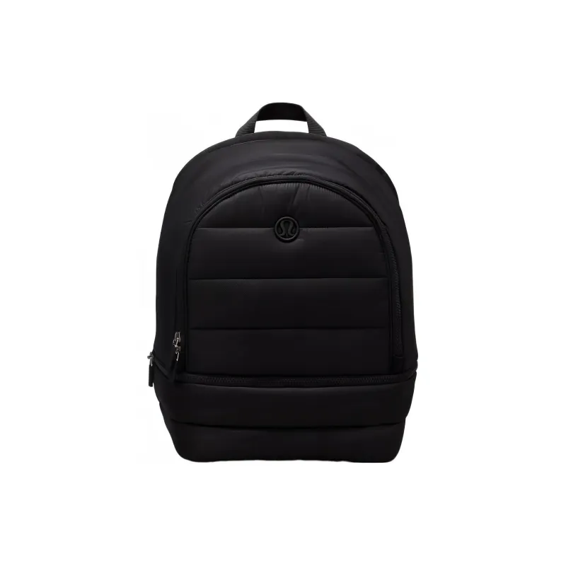 Lululemon Wunder Puff Series Nylon Backpack Regular Unisex Black-0