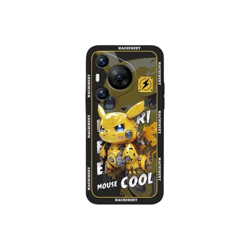 Cuttlefish Grid TPU Material Cute Cartoon Phone Case Compatibility Huawei Pura70/60/50/40/30/Pro-16