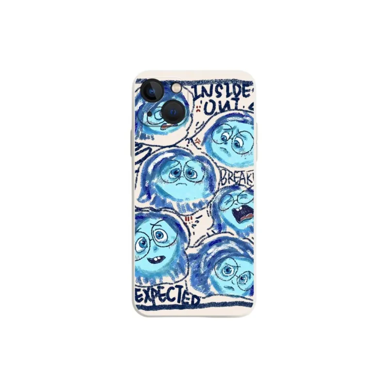 Cuttlefish Grid TPU Material Angry Birds Abstract Baby Creative Phone Case Compatible With Apple 16/15/14/13/12/11-4