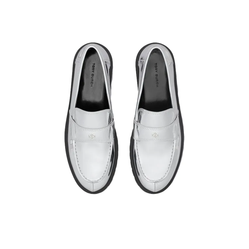 TORY BURCH Loafers Women's Silver-4