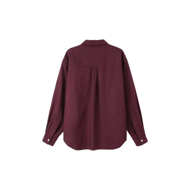 LR MADE Tencel Cotton Blend Long-Sleeved Shirt Unisex-1