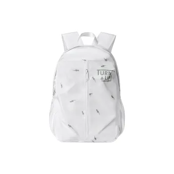 TURN UP Polyester Backpack Laptop Bag Regular Unisex White