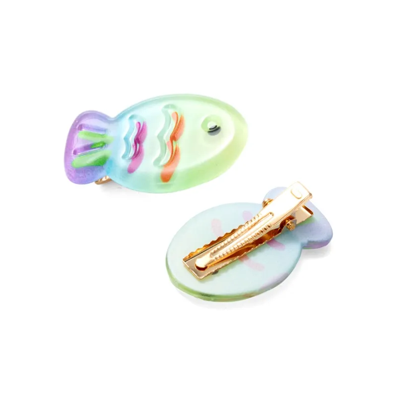 ZANC Acrylic Hair Clips Women's Multiple Colors-26