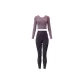 Berry Purple Long-Sleeved+Dark Eggplant Purple Pants