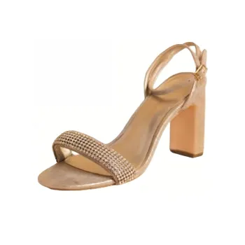Loeffler Randall Strap Sandals Women's Gold
