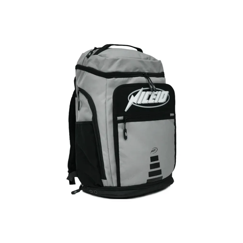 NICEID Polyester Backpack Large Size Unisex Gray-10