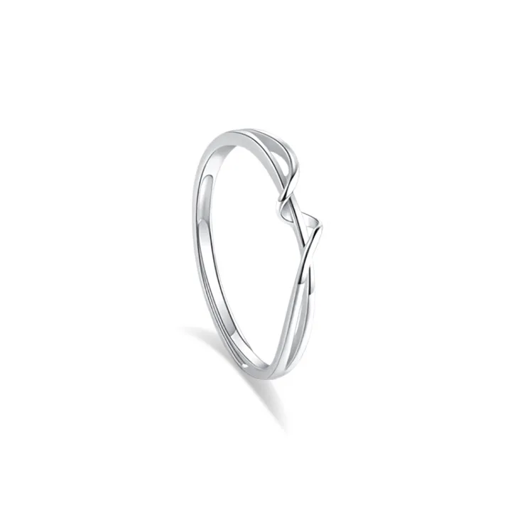 LUCA Sterling Silver Rings Unisex-8