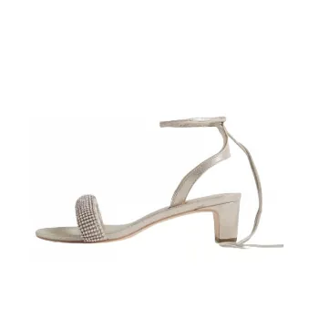 Loeffler Randall Strap Sandals Women's Silver