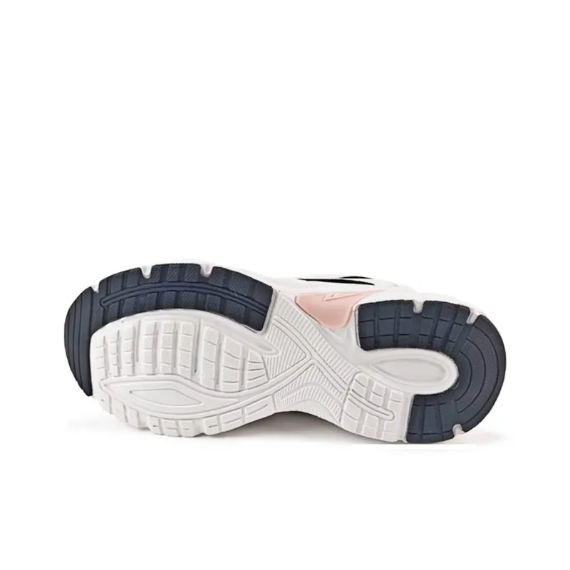 Warrior Anti-Slip And Wear-Resistant Height Increasing Low-Top Chunky Sneakers Women's White Black Pink-5