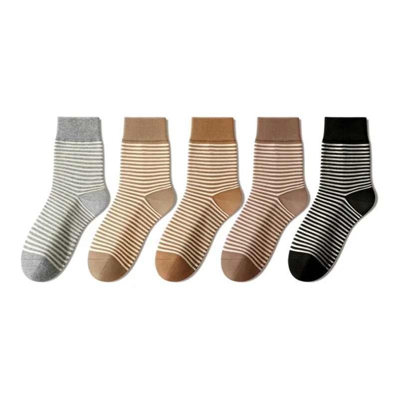 YINSHILIANGPIN Mid Calf Socks Women's 5 Pack-5