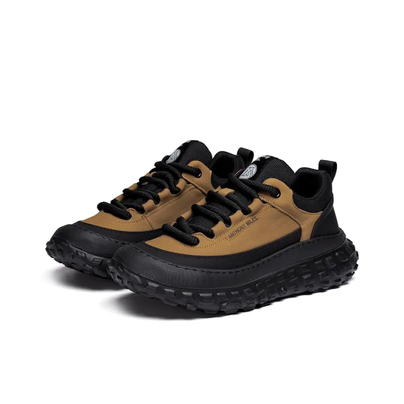 Anthony Miles Anti Slip And Wear Resistant Lightweight Low Top Hiking/Trekking Shoes Men's Orange-1