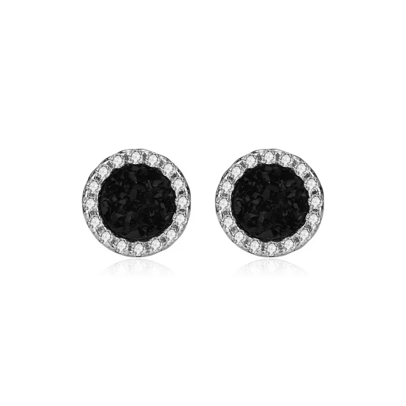 ICEGANG S925 Sterling Silver Stud Earrings Unisex-3