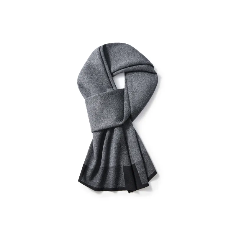 SEPTWOLVES Sheep Wool Knit Scarf Students Scarf WO Unisex-0