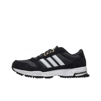 Adidas Marathon 10 Anti-Slip Wear-Resistant Low-Top Casual Running Shoes Men's Black
