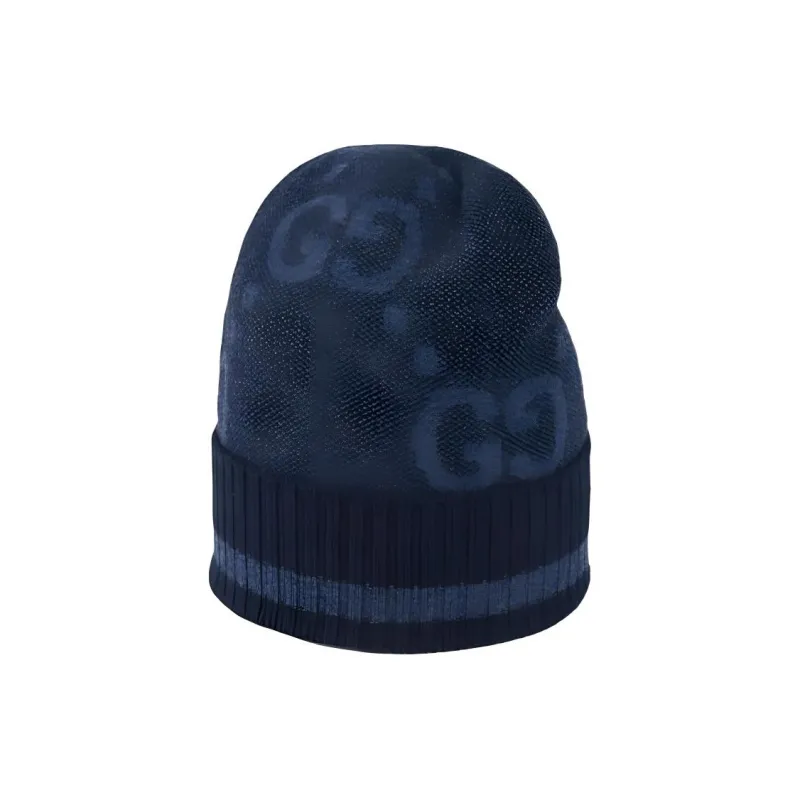 GUCCI GG Cashmere Beanie Hat-0