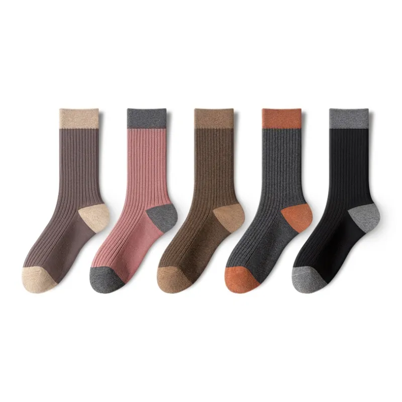 YINSHILIANGPIN Mid Calf Socks Women's 5 Pack-30