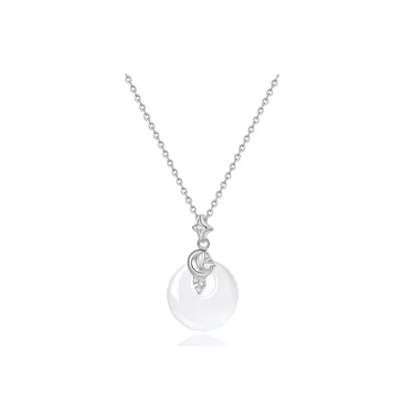 Gold Of China Chalcedony Necklaces Women's-0