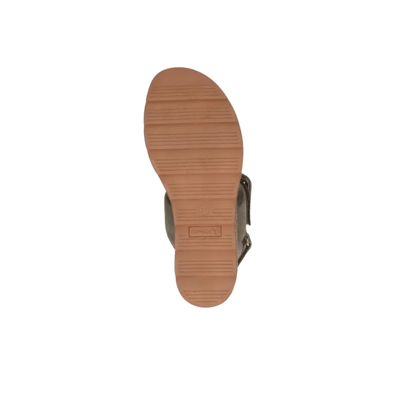 CAPRICE Bernadette Strap Sandals 5.5cm Women's Green-6