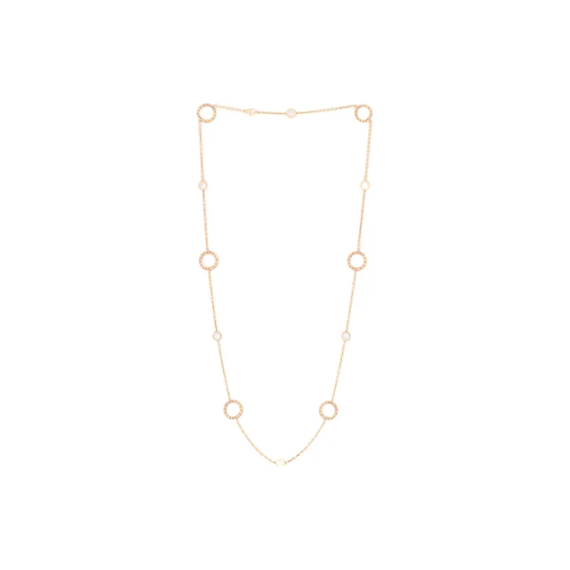 BVLGARI 18K Rose Gold, Mother Of Pearl Necklaces Unisex-0