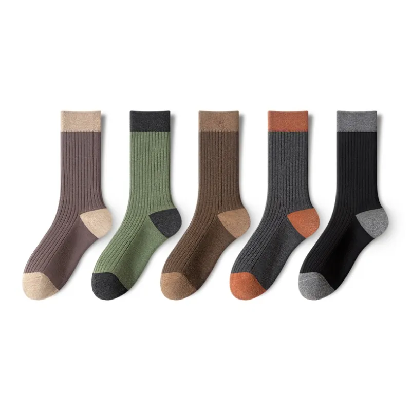 YINSHILIANGPIN Mid Calf Socks Women's 5 Pack-0