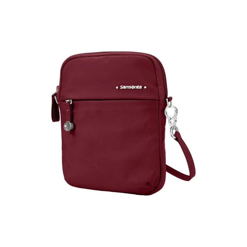 SAMSONITE Move 4.0 Nylon Shoulder Bag Crossbody Bag Handbag Small Size Unisex Garnet Red-3