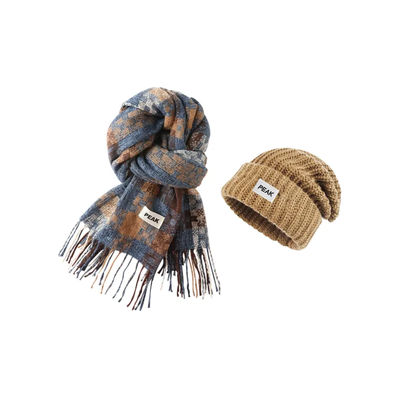 PEAK Polyester Knit Scarves Unisex-4