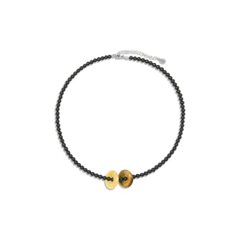 AWE Moissanite Shell Pearl Sweater Chain New Chinese Style Unique Design Accessories Women's