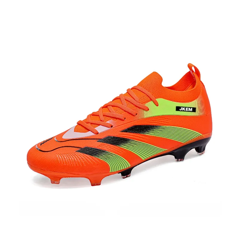 JKEM FG Rubber Long Studs Artificial Ground Wear-Resistant Coverage Impact-Resistant Soccer Shoes Unisex-16
