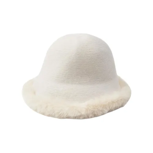 ZARA Wool Bucket Hats Women's Beige