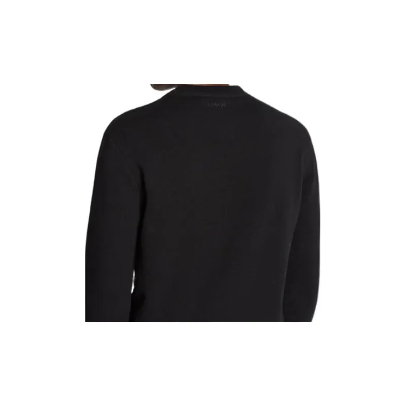 Lanvin Sweatshirts Men Black-5
