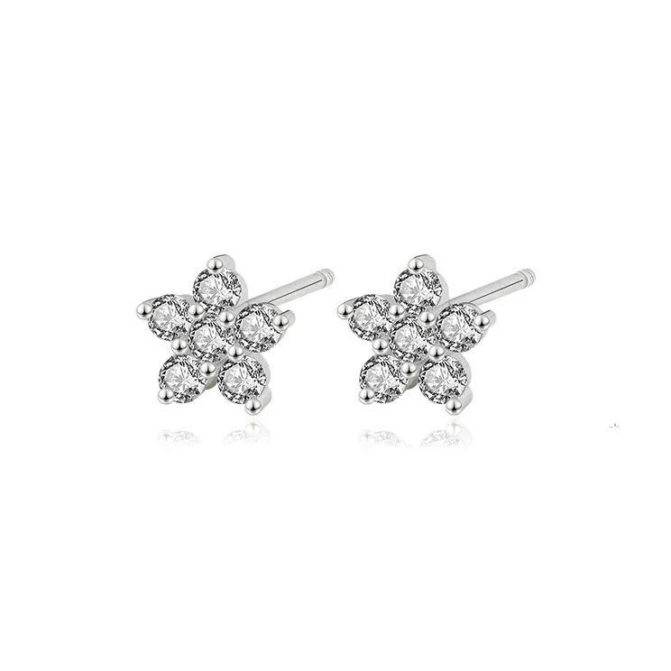 MONI JEWELLERY S925 Silver Stud Earrings Women's-5