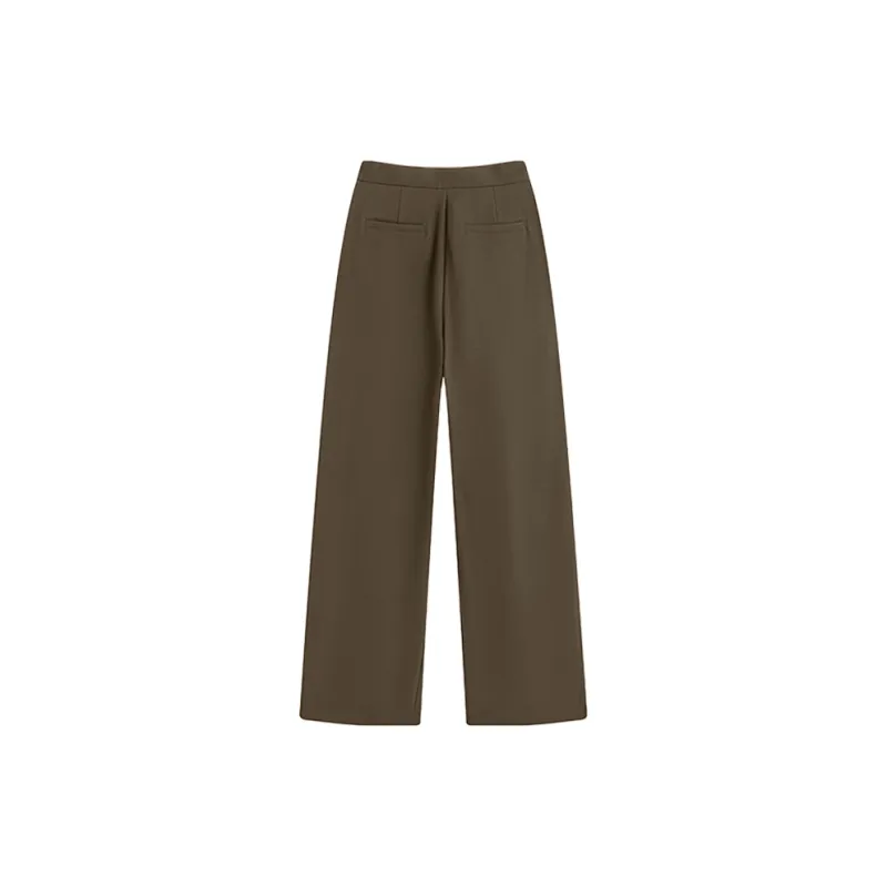 MOSIIMORII Casual Pants Women's Coffee-1