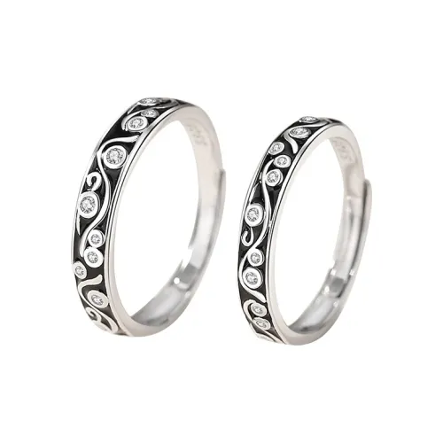 LUCA Sterling Silver Rings Unisex Anniversary Gift For Girlfriends Birthday