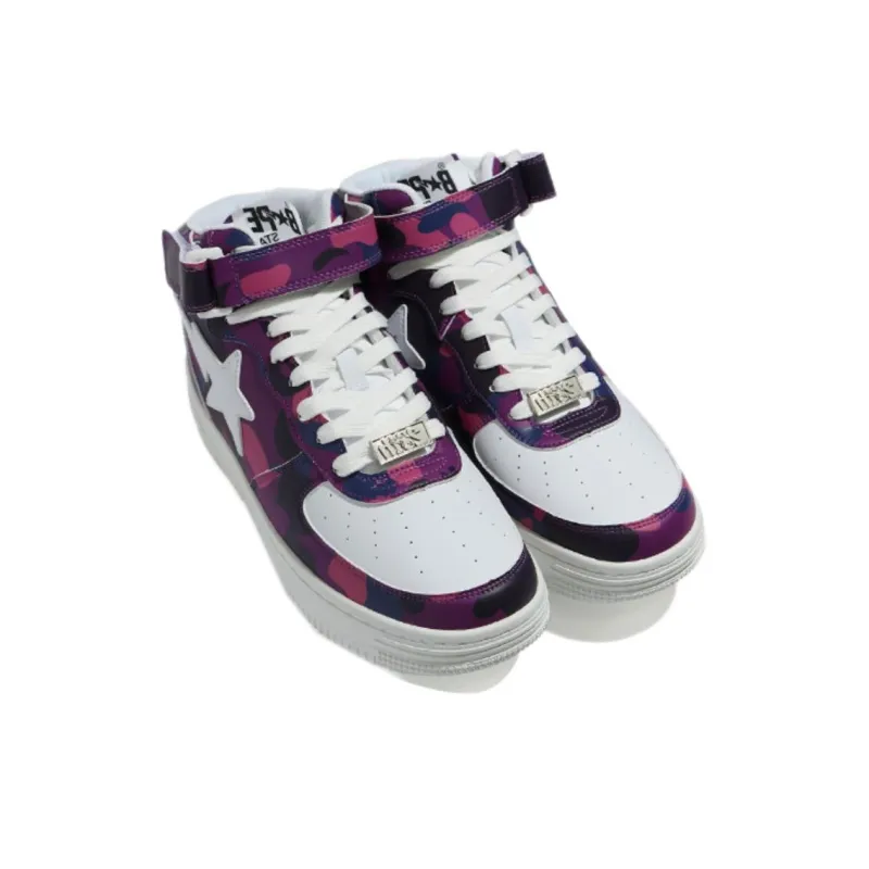 BAPE A BATHING APE Bape Sta Mid Camo Purple-3