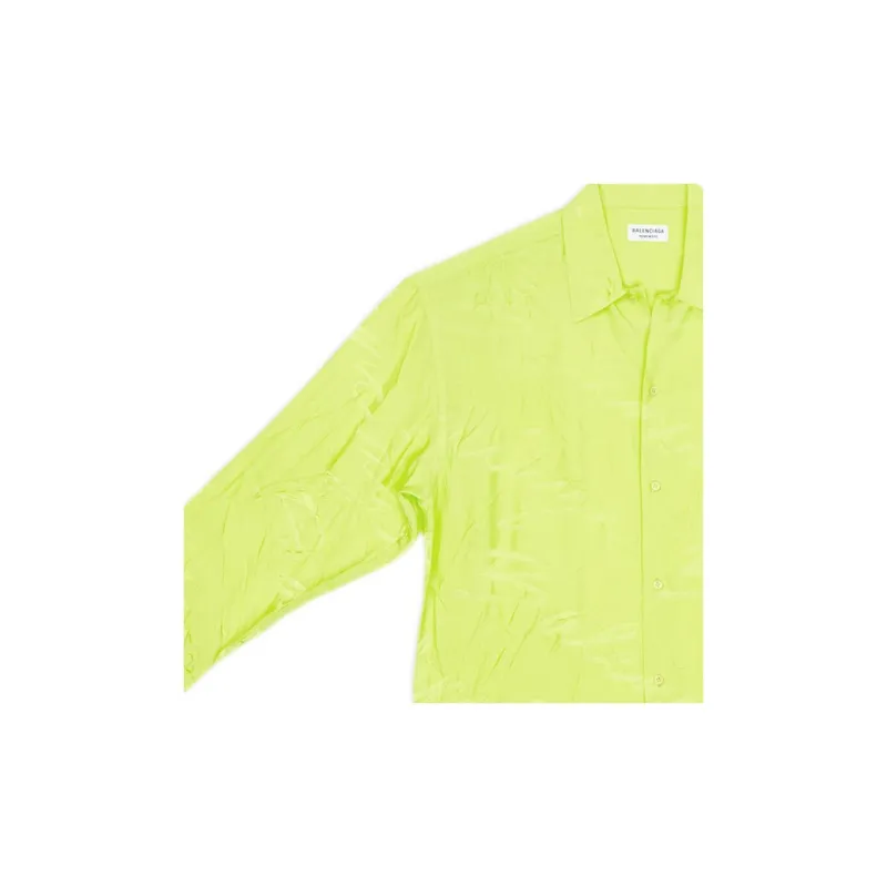 Balenciaga Shirts Women's Neon Yellow-4