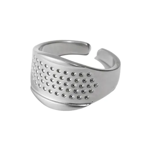 MM6 Maison Margiela Brass Rings Men's Silver