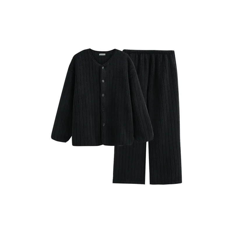 Same Language Pajama Set Men's Wajire Black-0