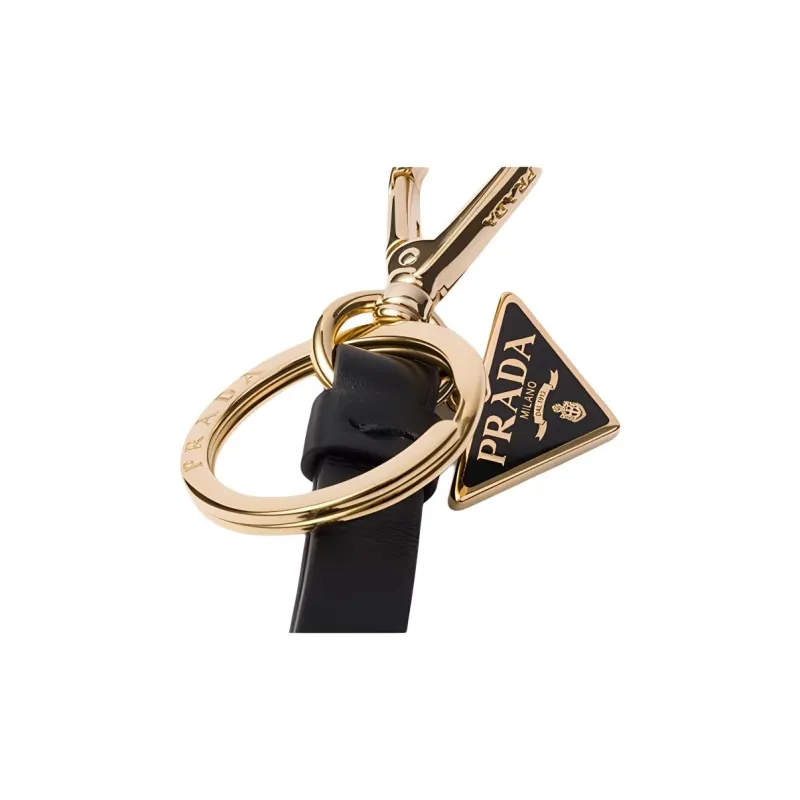 PRADA Metal Pendants Women's Black-2